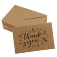 thumbnail image 2 of 20pcs Kraft Paper Thank You Note With Envelopes For Xmas Greeting Decor 9, 2 of 10
