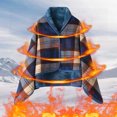 thumbnail image 3 of Wrap Shawl Blanket Wearable Blanket Plaid Fleece Warm Cover Bed Travel Camping Birthday Gift To Family, 3 of 6