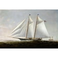 thumbnail image 2 of Charles S. Raleigh 24x17 Gold Ornate Framed and Double Matted Museum Art Print Titled - The Yacht America (1877), 2 of 4