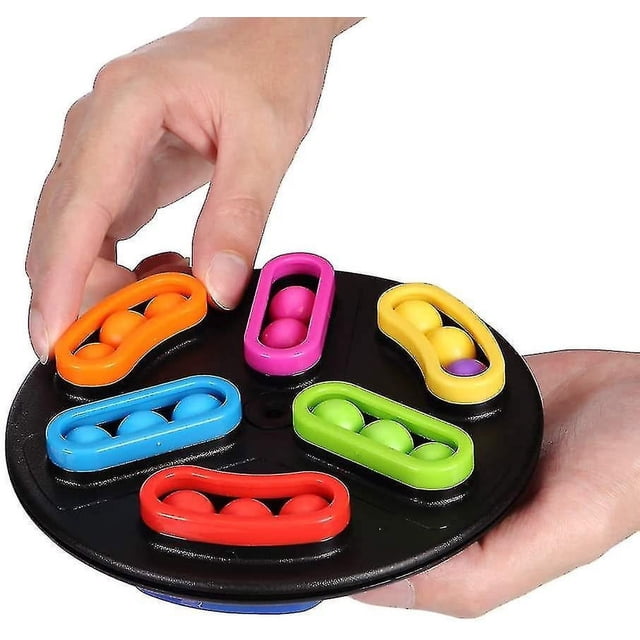Juego de mesa de juguete, 1 caja de juguetes, cuentas de laberinto, cuentas de equilibrio, juguete, bola de laberinto, juguete de laberinto, juego de pelota de laberinto para girar, juego de