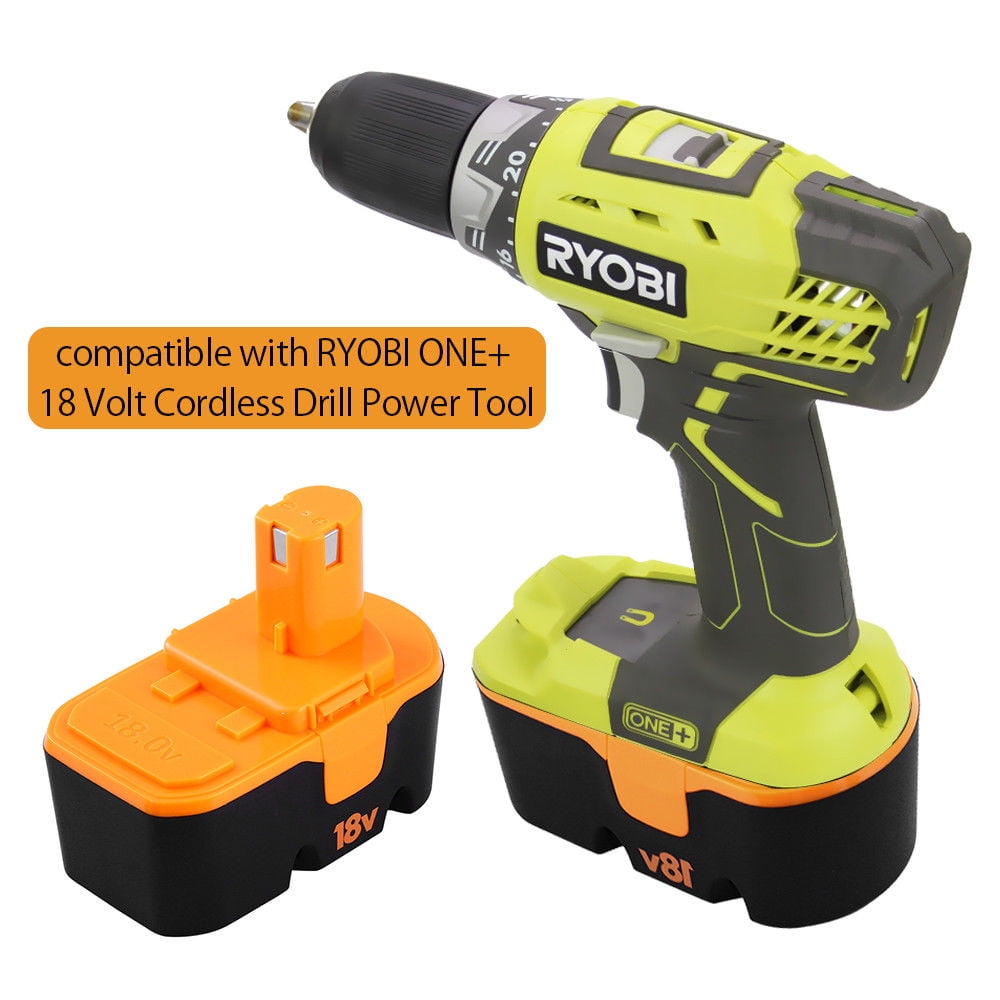 4-Packs 3.6Ah Replacement for Ryobi 18V Battery P100 ABP1801 ABP1803 BPP1820 130224007 130224028 130255004 Cordless Power Tools