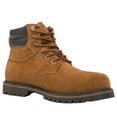 thumbnail image 3 of KINGSHOW Men's Work Boots Brown Soft Toe Work Boots for Men 9 M US, 3 of 7