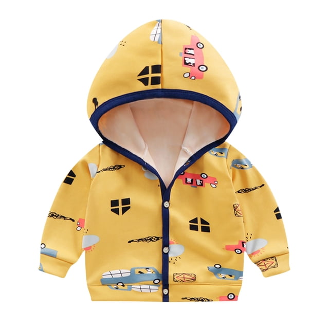 Birdeem Robe à Manches Longues pour Filles Mode Fille et Garçon Hauts Décontractés à Manches Longues Chandails à Capuche Hauts Imprimés Manches Longues Manteau Décontracté à Capuche Robe à Manches Longues pour Filles