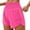Hot Pink, variant on Women's Casual Shorts Yoga Pants with Split Design for Daily Wear Vacation Workout Comfortable Stretchy Breathable Fabric Womens Pants Casual Work Elastic Waist Pant for Women Casual Summer