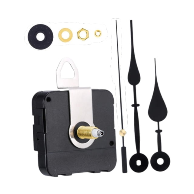 veasfak Quartzs Clock Mechanism Kit Repair Parts Replace Long Shaft Repairing Clock B