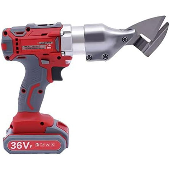 36V Electric Cordless Tin Snips Metal Sheet Shear Cutter Scissor W/ 2 Batteries applicable to the cutting of iron, aluminum, stainless steel, color steel tile, etc.