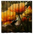 thumbnail image 1 of Cortina de ducha Impermeable ABPHQTO Flores y mariposas 150x180 cm, 1 of 2