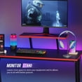 thumbnail image 5 of FDW L Shaped Desk Corner Gaming Desk with Large Desktop Studying Working Desk, Black, 5 of 7