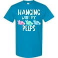 thumbnail image 3 of Inktastic Easter Hanging with My Peeps Pastel Bunnies T-Shirt, 3 of 5