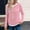 Pink, variant on EchfiProm Basic T-Shirts for Women Pink Long Sleeve Tops Crew Neck Pullover Fall Ladies Relaxed Fit