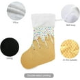 thumbnail image 3 of Coolnut Christmas Stockings 2 Pack Ice Cream Cone Food Sweet Xmas Stockings 17.7 inch Fireplace Hanging Stockings for Family Christmas Decoration, 3 of 6