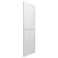 thumbnail image 2 of Plastic Development Group 14 x 63 Inch Exterior Vinyl Louvered Shutters, White, 2 of 7