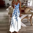 thumbnail image 1 of TaTaai Women Fashion Print Round Neck Sleeveless Long Dress Ankle Length Casual Comfortable Soft Breathable Daily Party Outfits Gift, 1 of 5