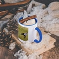 thumbnail image 5 of Secretary Bird, Masai Mara Game Reserve, Kenya - Na02 Aje0324 - Adam Jones, 15oz Two-Tone Blue Mug, 5 of 7