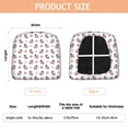 thumbnail image 3 of White Cow Dot Pattern Seat Covers for Dining Room Chairs Set Of 4,Stretch Printed Washable Chair Seat Cover with Elastic Ties and Button,Removable Waterproof Couch Cushion Covers, 3 of 6