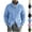 Sky Blue, variant on FOPSUFGWFO Cable Knit Cardigan for Men Solor Collar Loose Zipper Sweaters Long Sleeve V-Neck Tops for Fall Winter L