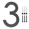 thumbnail image 1 of Modern 12 Inch House Number with Elegant Black Finish for Home Decoration, 1 of 8