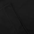 thumbnail image 5 of Mens Corduroy Pullover with Mock Neck and Leather Elbow Patches Durable and Stylish Autumn Clothing Black 3XL, 5 of 8