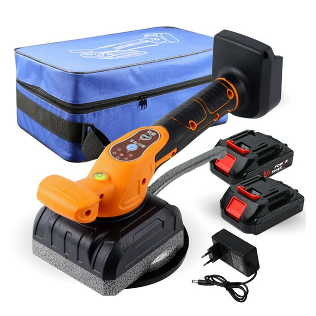 Professional 48VF Automatic Electric Tiling Machine 5 Gears Rechargeable Floor Laying Leveling Tool Bubble Leveler Power Tools ,Easy to Use