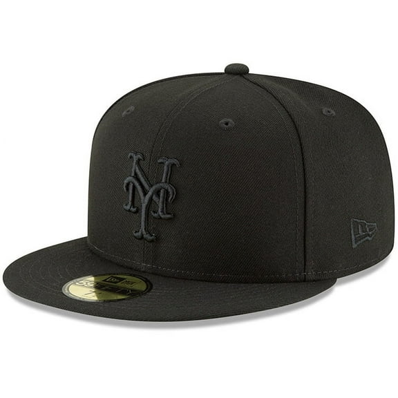 Men's New Era Black New York Mets Primary Logo Basic 59FIFTY Fitted Hat