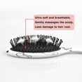 thumbnail image 5 of Minimalist Halloween Ghost Pattern Hair Brush,Girls Detangling Hair Brush,Glide Through Tangles with Ease for Wet & Dry Hair,8.8"X2.8", 5 of 7