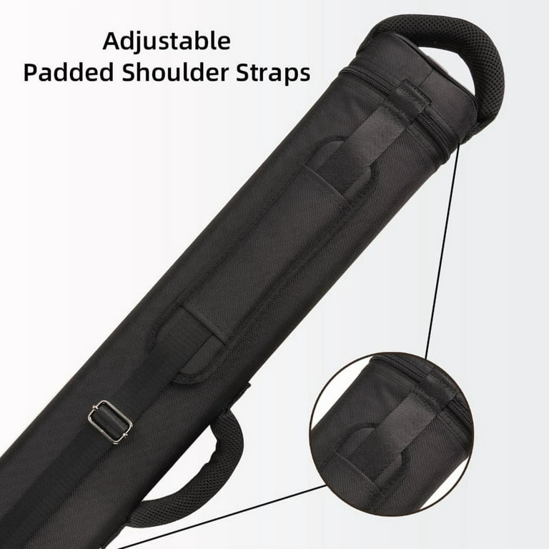 CRICAL Cue Case Bag Blue 2Butts 4Shafts Hard 2x4 Pool Case