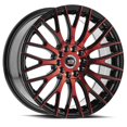 thumbnail image 2 of 18x8 Spec-1 SP-55 Gloss Black & Red Machined Wheel 5x110/5x4.5 (38mm), 2 of 2