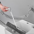 thumbnail image 1 of Manguera De Inodoro Para Bidé: Con Gancho Para Tanque De Agua Y Manguera De Ducha Telescópica A-flexible Para Inodoro De Plomería, Pistola Rociadora De Baño Para Bidé, 1 of 5