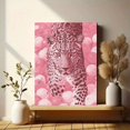 thumbnail image 6 of UXIEQU Leopard in Pink Balls Canvas Wall Art 15.75x11.81 Inches, 6 of 8