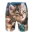 thumbnail image 4 of Naloa Playful Cat Men's Beach Shorts, Surfing shorts, Swim trunks, Quick Dry Swim Trunks for Surfing Beach Fun - Large, 4 of 9