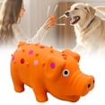thumbnail image 2 of CozeLy Squeaky Dog Toys Pig Dog Chew Toys for Small Dogs Medium Dogs Aggressive Chewers Puppy Teething Rubber Squeaker Fun Indoor Outdoor Play, 2 of 9