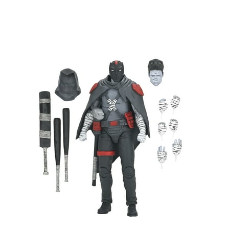 NECA Teenage Mutant Ninja Turtles: "The Last Ronin" The Lost Years Night Watcher Casey Action Figure with Removable Hood and Sledgehammer (7")