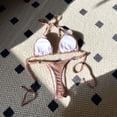 thumbnail image 5 of BKQCNKM Bikini Sets for Women, Micro Bikini, Triangle Bikini, String Bikini, Hot Pink L, 5 of 5