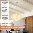 thumbnail image 4 of Parrot Uncle Modern 3-Light Pendant Chandelier, White, E26 Base, Dimmable, 4 of 13