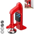 thumbnail image 1 of WWS-Portable Alarm Door Stopper - 80dB Anti-Theft Security Alarm Door Stoppers for Bottom of Door, Adjustable and Easy to Install for Home, Office, and Travel, Door Security Devices (Red), 1 of 4