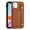 Brown, variant on Nalacover Wallet Case for iPhone 12/12 Pro, Business PU Leather Unique Design Wristband Kickstand Credit Card Holder Slots Shockproof Scratch Resistant Phone Case for iPhone 12/12 Pro,Purple