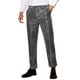 thumbnail image 5 of Pantalones de lentejuelas metálicos para hombres INSPIRE CHIC, pantalones rectos de disco de los 70, pantalones de fiesta plateados 30, 5 of 5