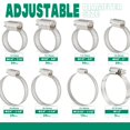 thumbnail image 2 of Abrazaderas de manguera helicoidales OURU 175 piezas de acero inoxidable de 6 a 51 mm, 2 of 8
