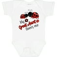 thumbnail image 3 of Inktastic My Great Aunt Loves Me with Cute Ladybugs Boys or Girls Baby Bodysuit, 3 of 5