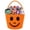 Pumpkin, variant on YOYTOO 3.6L Cute Halloween Basket for Kids, Cotton Rope Pumpkin Candy Basket with Handle, Halloween Party Decorations, Trick or Treat Basket Bins, Orange