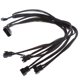 thumbnail image 2 of PWM 3/four Splitter Computadora PC Ventilador Cable de Alimentación Cable de Extensión, 2 of 9