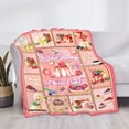 thumbnail image 2 of Yibo kiwi Blanket Flannel Soft and Comfortable Anti-static Bed Sofa Blanket, 2 of 7