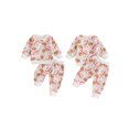 thumbnail image 2 of Baby Toddler Girls Pants Clothing Set, 0 6 12 18 24 Months 2T 3T Cookie Santa Claus Print Long Sleeve Sweatshirt with Sweatpants Christmas Outfit, 2 of 9