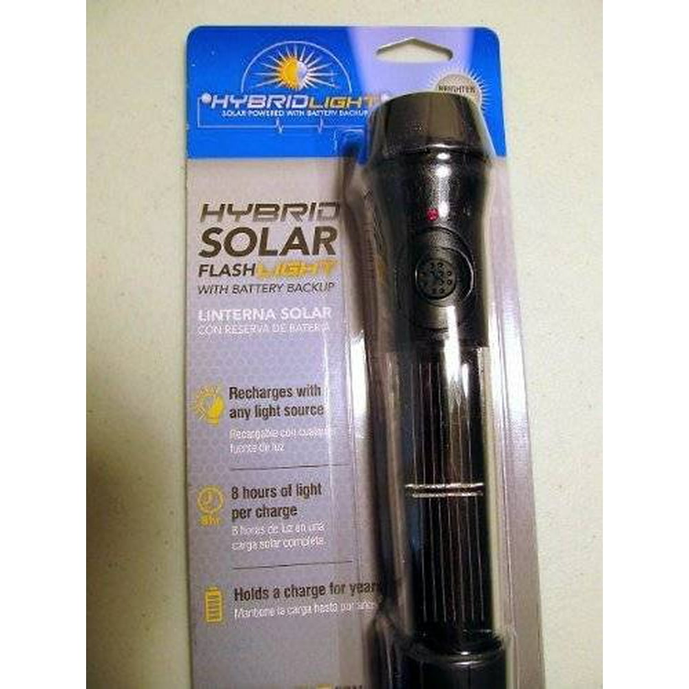 Hybrid Light Solar Hybrid Flashlight, 40 Lumens