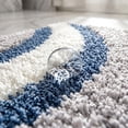 thumbnail image 5 of Soft Bath Mats, Luxury Absorbent Non-Slip Shower Rugs with Modern Pattern Design for Bathroom White 32" x 20", 5 of 6