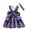 Purple, variant on Plaid Dog Dress Harness and Leash, Puppy Dresses for Small Medium Dogs Female, Adjustable Doggie Summer Dresses, Yorkie Chihuahua Dog Clothes Girl, Pet Apparel for Cats