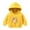 Yellow, variant on Ulanda Baby Toddler Kids Boy Girl Solid Casual Pocket Hoodie Sweatershirt Pullover (Yellow, 12-18 Months)