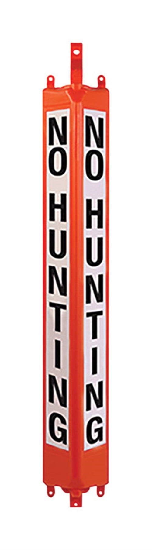 3d Post TPost Sign Orange 24" No Hunting Case of 12