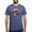 Heather Blue, variant on CafePress - Vibrant Melting Skull Men's Deluxe T Shirt - Mens Tri-blend T-Shirt