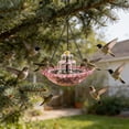 thumbnail image 3 of weibbin 3 Tier Solar Powered Hanging Bird Bath for Garden, Cascading Water Feeder with Pump, 3 of 6